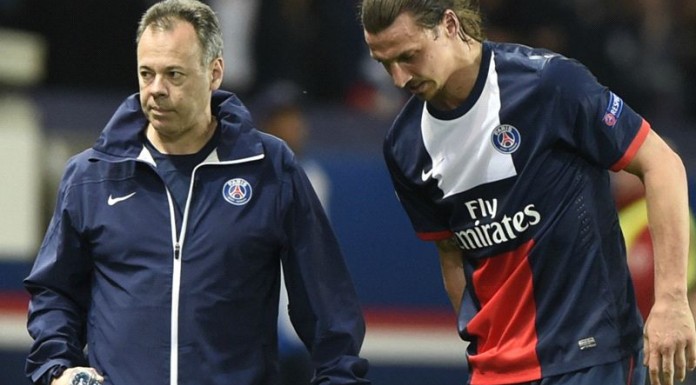 PSG's Ibrahimovic Ruled Out For Four Weeks
