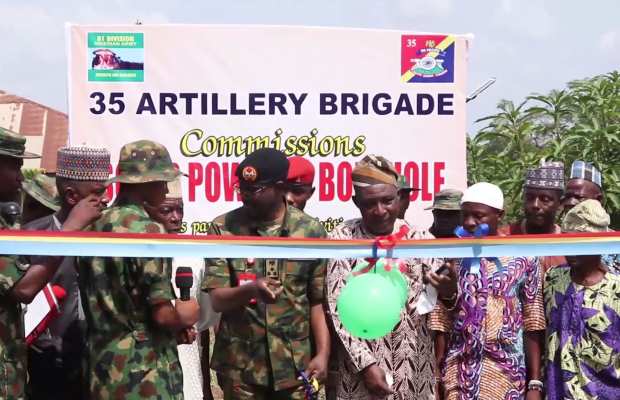 Nigerian Army donates solar-powered borehole to Alamala community in Ogun.