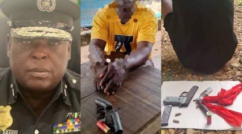 Police arrests suspected armed robbers, recover arms in Delta