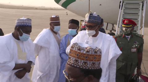 President Buhari in Daura on a Four-Day Official Visit