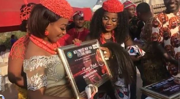 Tonto Dikeh endowed with honorary title