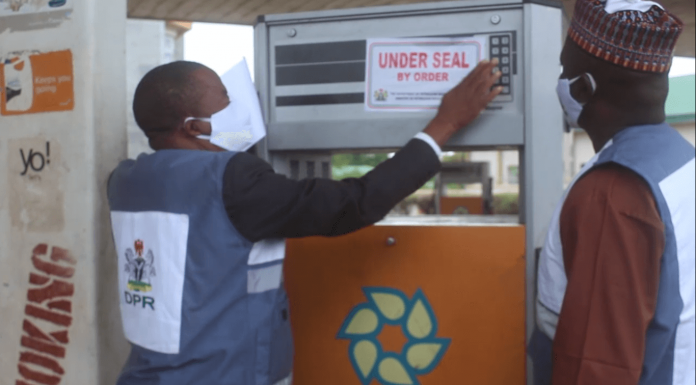 DPR Seals Filling Station for Non-Compliance