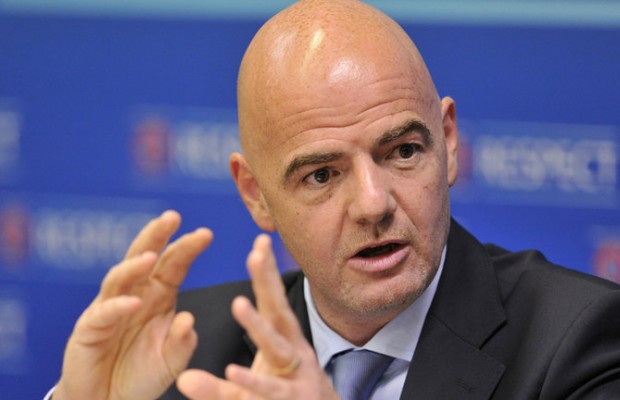 Ban racists, FIFA president Infantino tells Italian FA