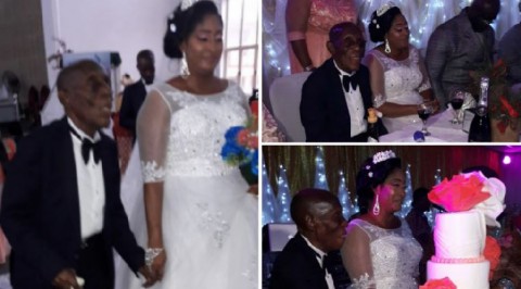 There is no limitation in age, 87-year-old speaks on his wedding
