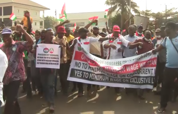 Labour Unions Protest Plans to Remove Minimum Wage from Exclusive List