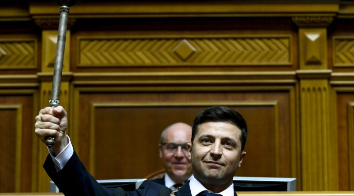 Comedian Sworn in As Ukraine President