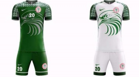 Super Eagles New Jersey for USA Unveiling February 5