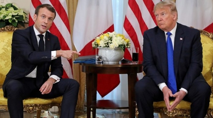 Trump blasts Macron 'brain dead' comments as 'nasty'