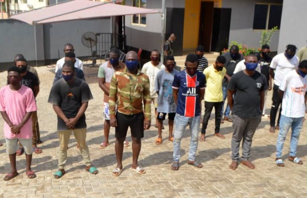 Army Deserter, 33 Others Arrested for Internet Fraud in Osogbo