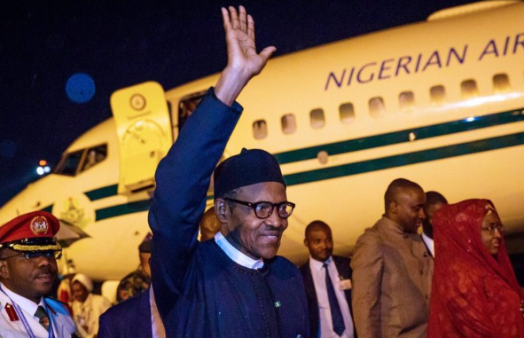 President Buhari returns to Abuja
