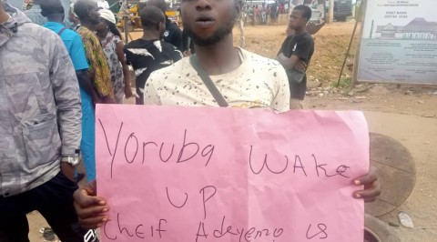 Pro-Sunday Igboho Protest Rocks Ibadan