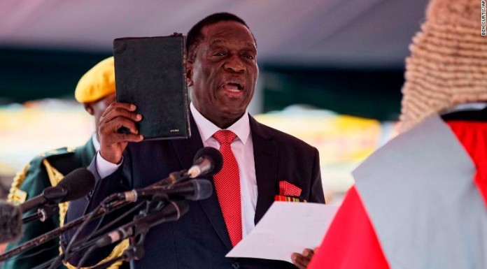 Mnangagwa vows to uphold the constitution